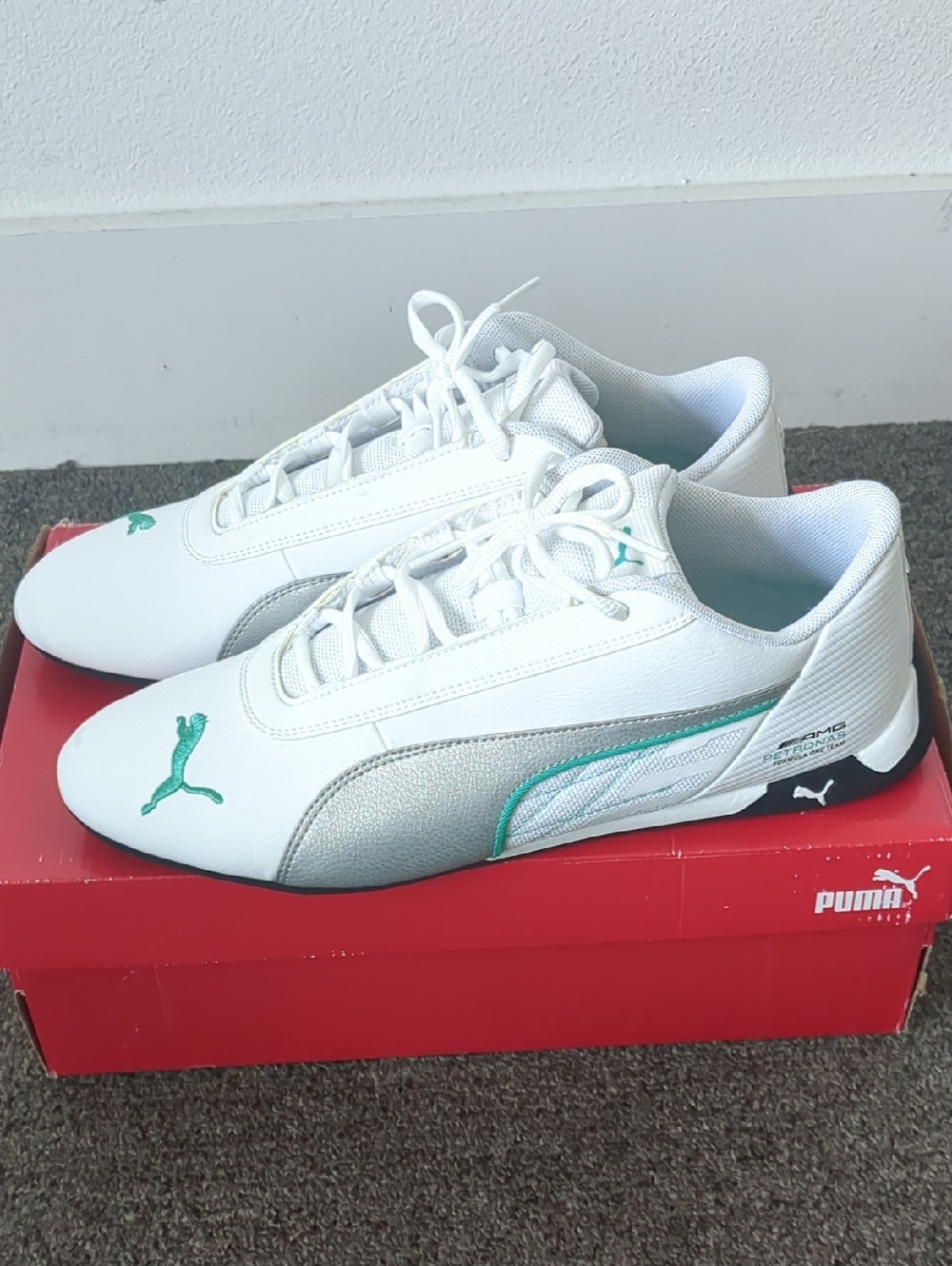 Puma White Sneakers Mercedes